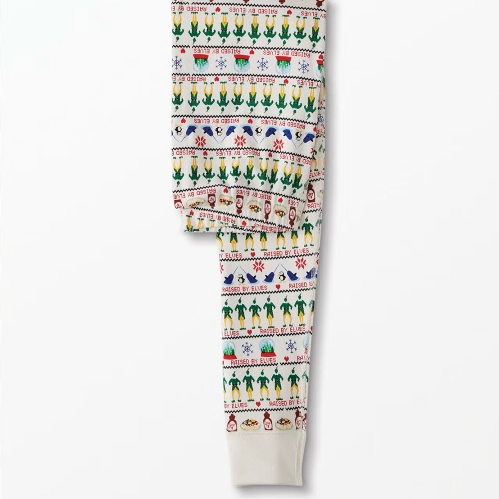 Hanna Andersson Elf Fairisle Long John Pajama Pants in Size Extra Extra Large